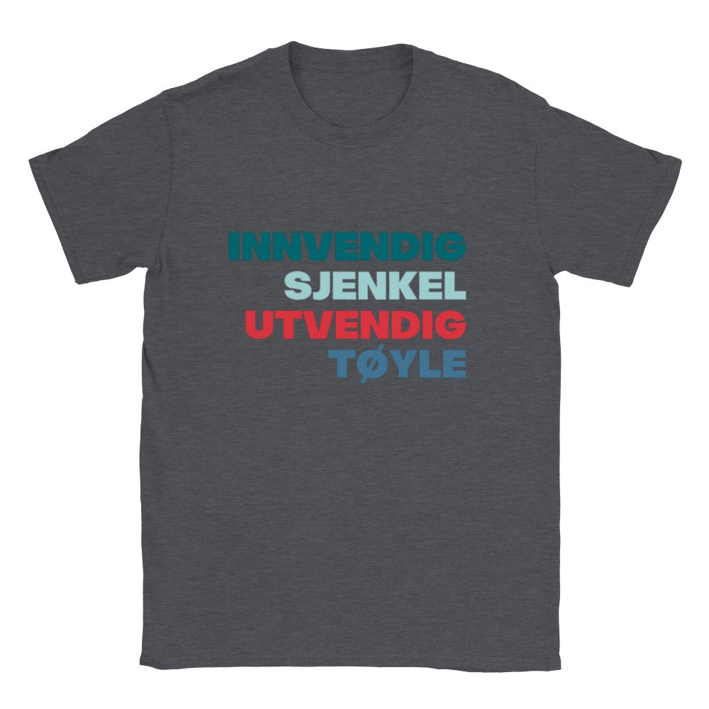 Innvendig Sjenkel Utvendig Tøyle | Unisex T-shirt