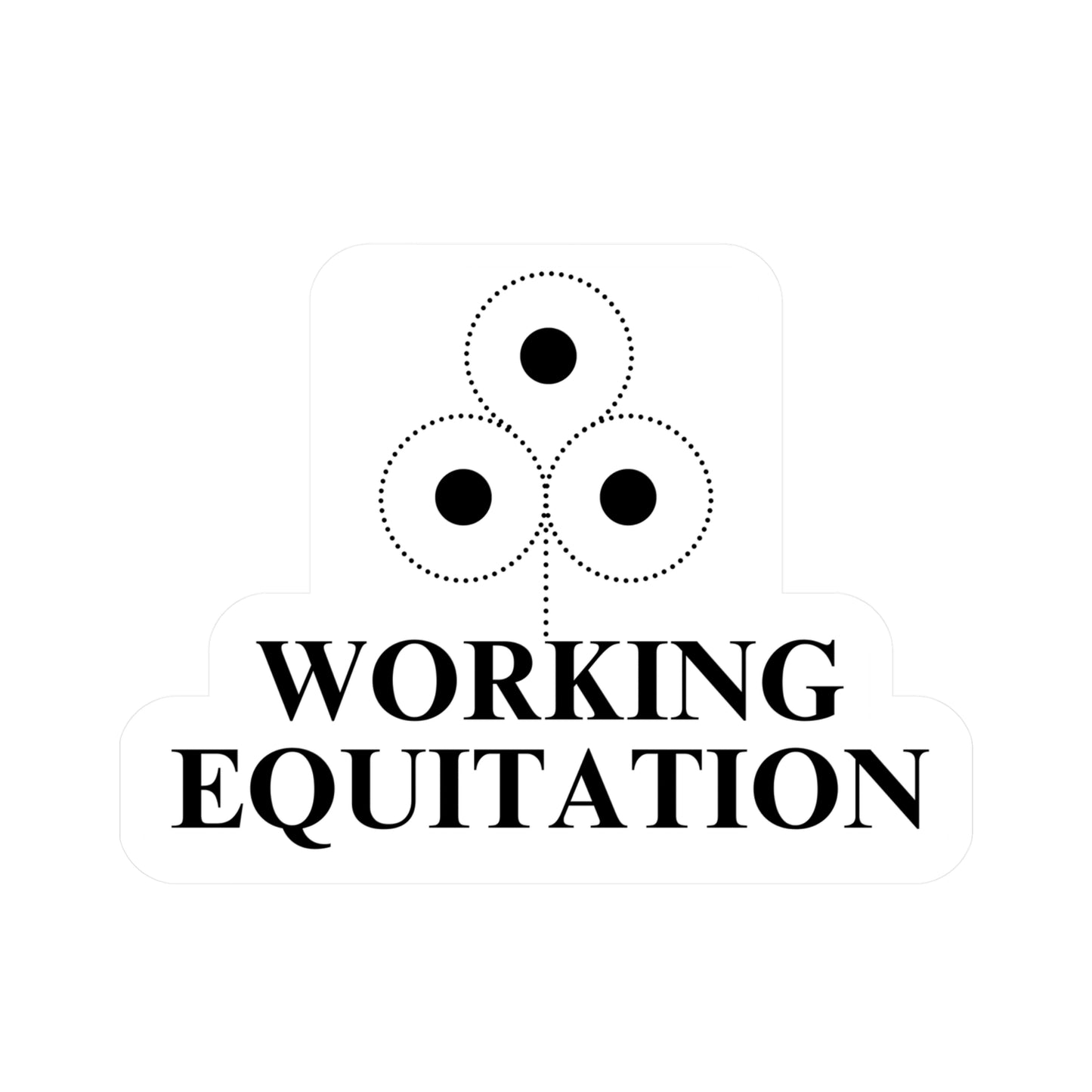 Stickers | Working Equitation | 3 Barrels