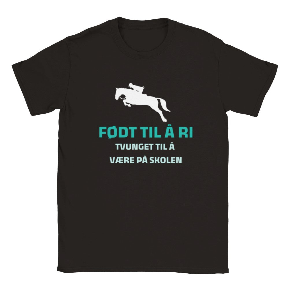 Født til å ri - Sprang | T-shirt til barn