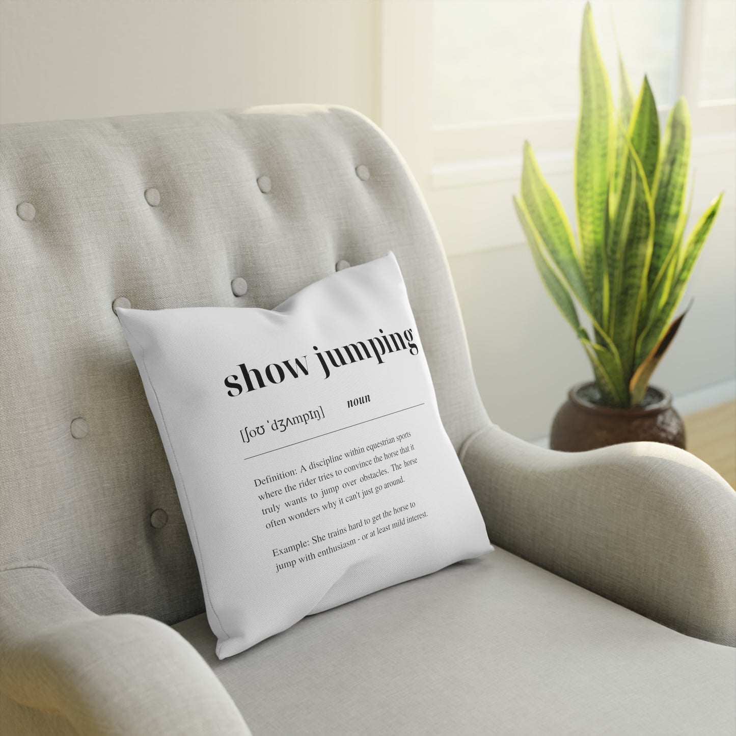 Show Jumping Cushion