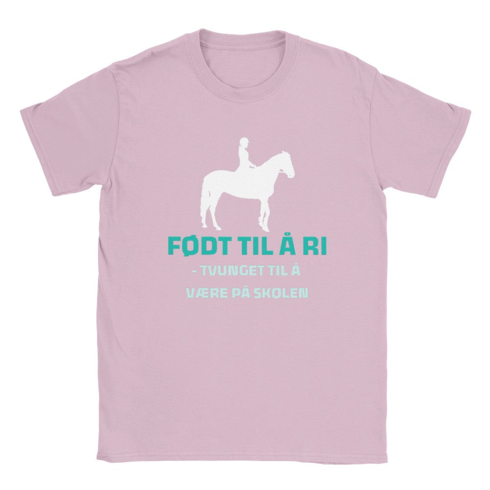Født til å ri | T-shirt til barn