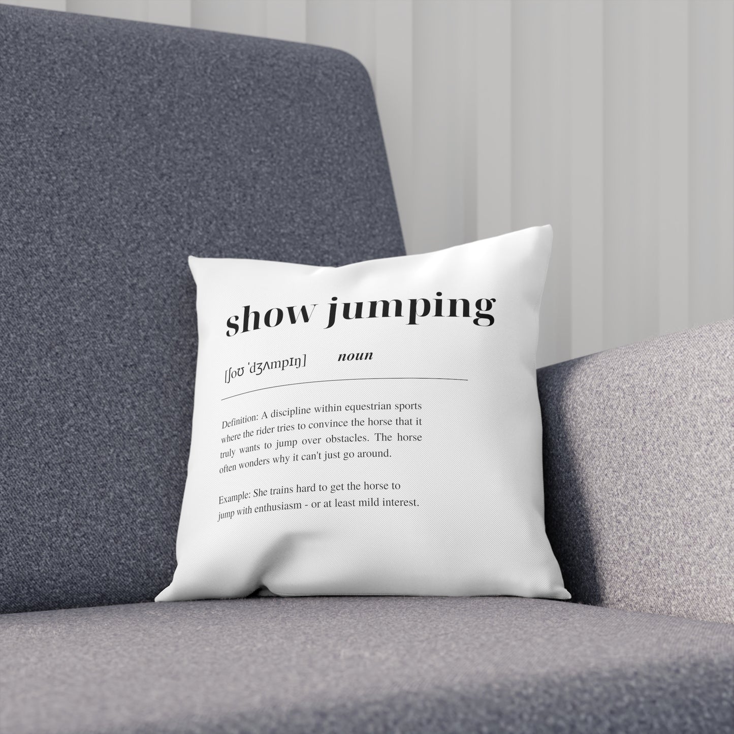 Show Jumping Cushion