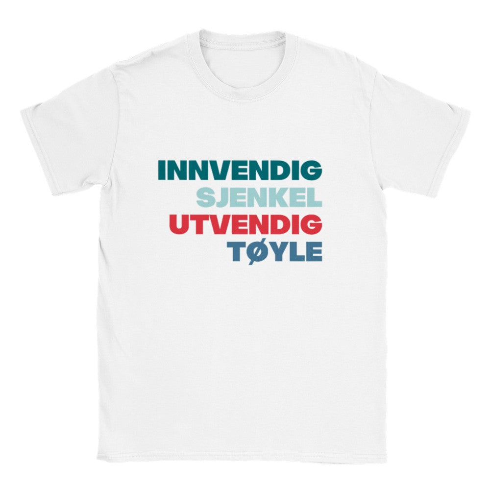 Innvendig Sjenkel Utvendig Tøyle | Unisex T-shirt
