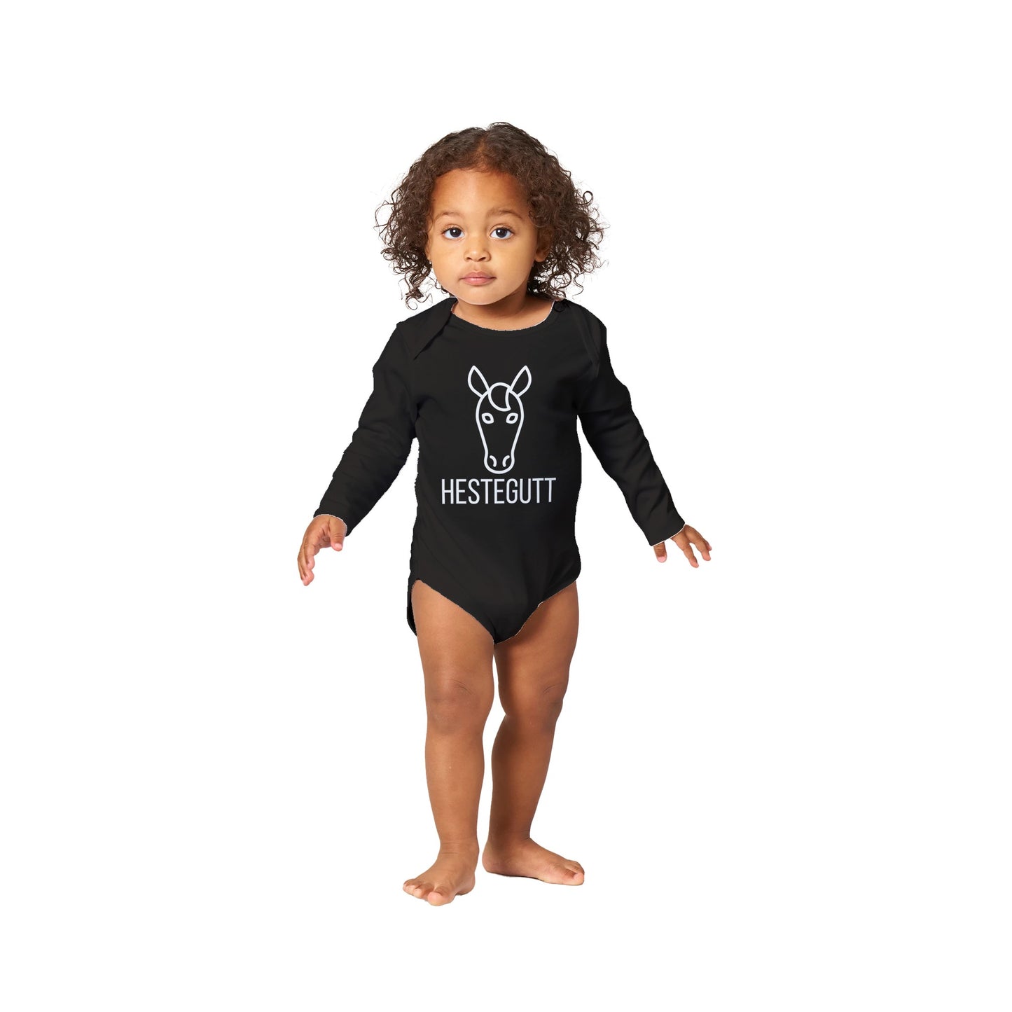 Hestegutt Baby Body lange ermer