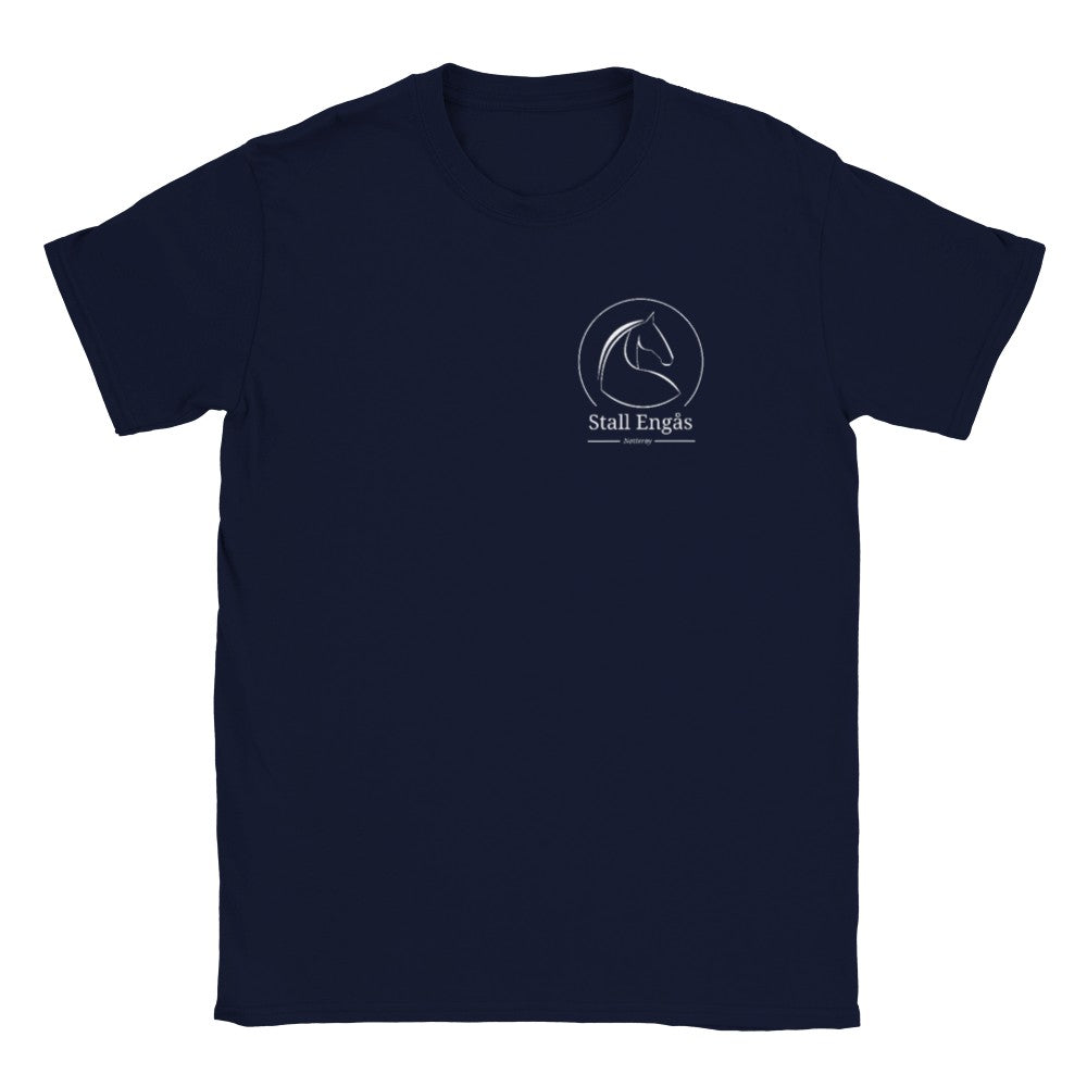 Working Equtation back, Stall Engås front | Unisex T-shirt