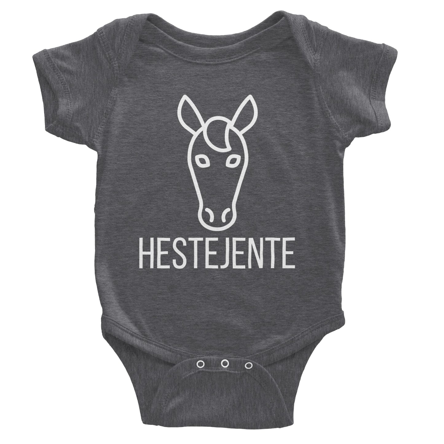 Hestejente Baby Body korte ermer
