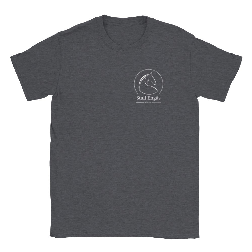 Working Equtation back, Stall Engås front | Unisex T-shirt