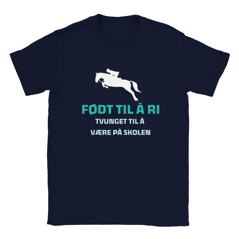 Født til å ri - Sprang | T-shirt til barn