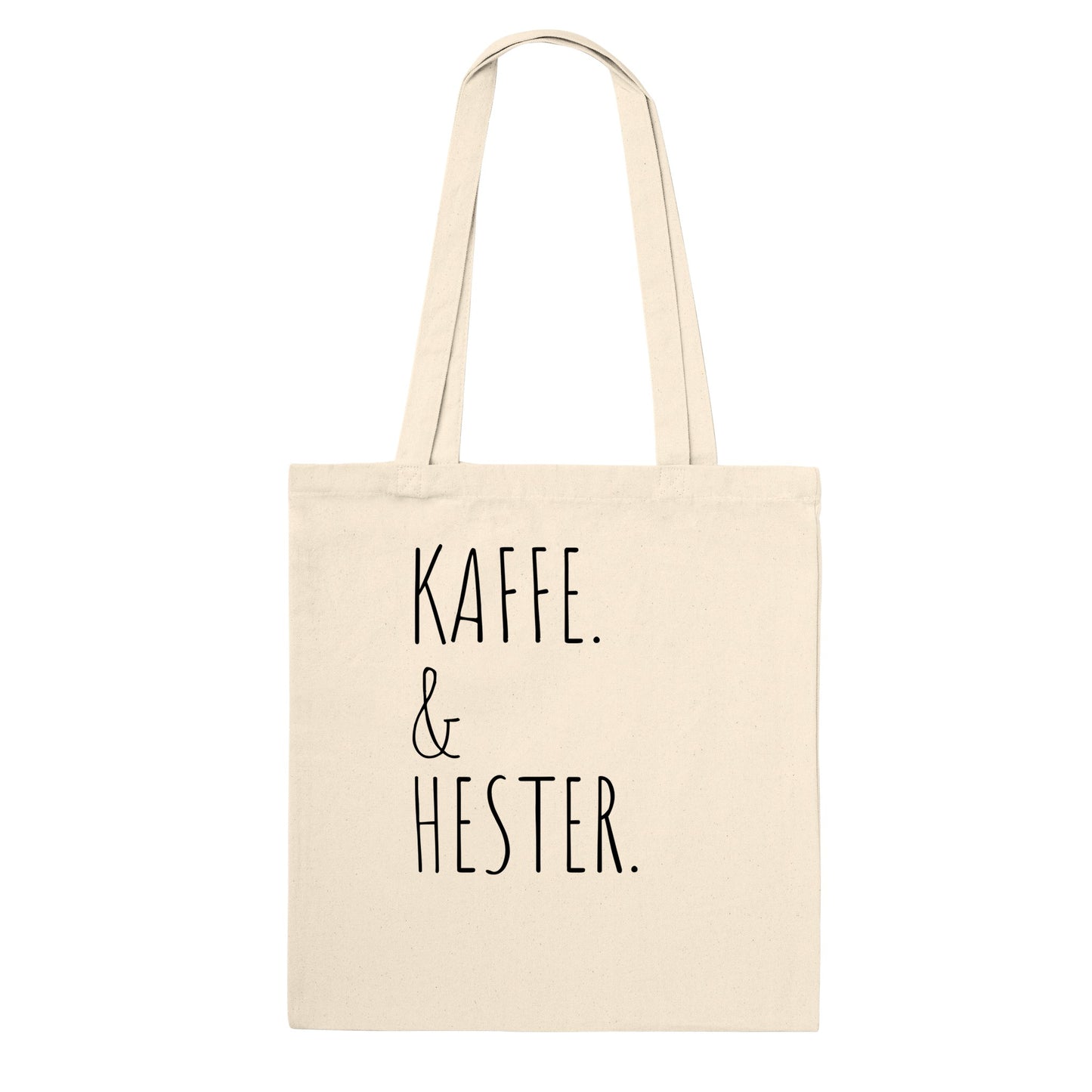 Kaffe. Og Hester | Tote Bag