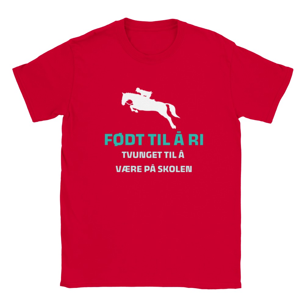 Født til å ri - Sprang | T-shirt til barn