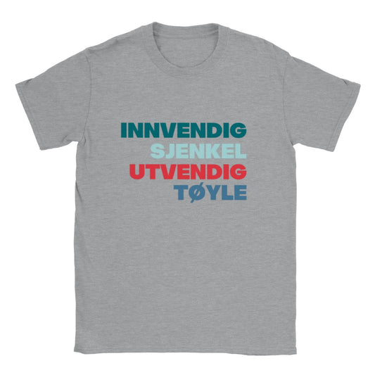 Innvendig Sjenkel Utvendig Tøyle | Unisex T-shirt