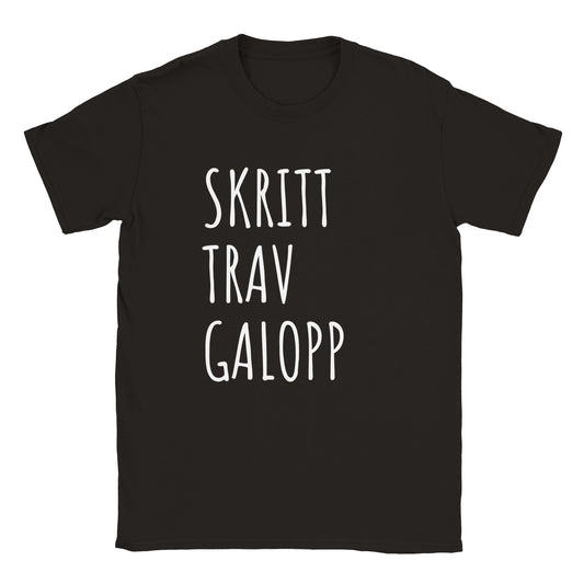 Skritt Trav Galopp | Unisex Crewneck T-shirt