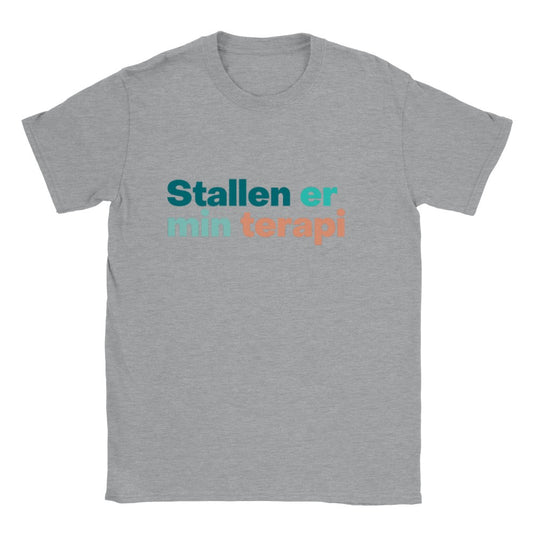 Stallen Er Min Terapi Unisex T-shirt