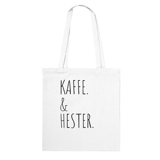 Kaffe. Og Hester | Tote Bag