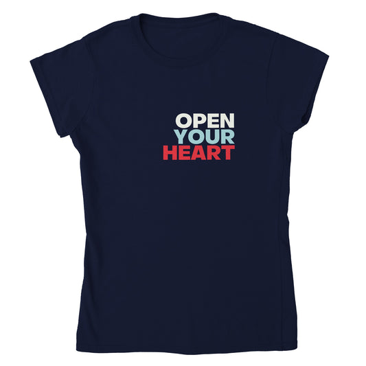 Open Your Heart | Womens T-shirt